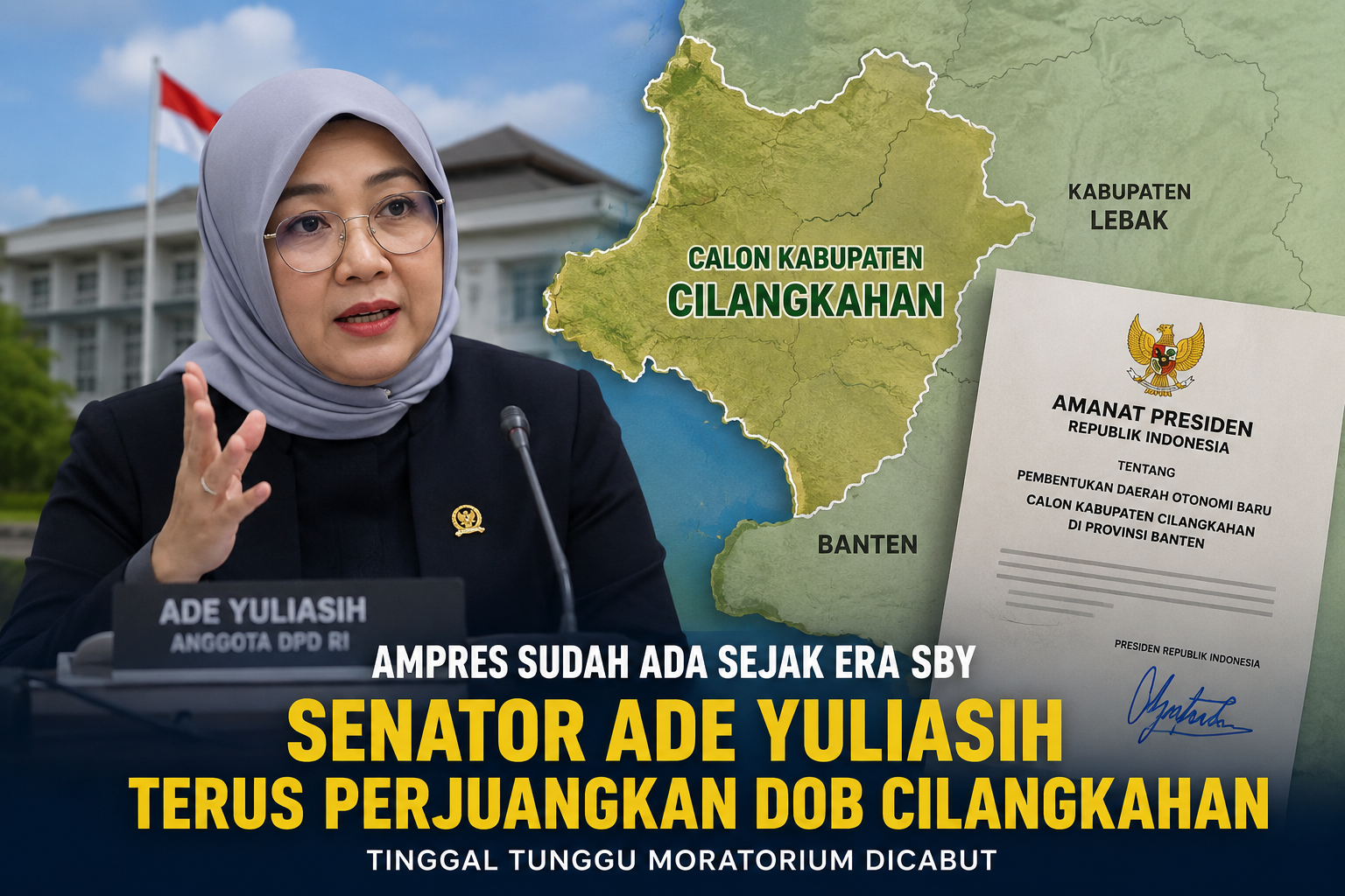 Ampres DOB Cilangkahan Terbit Sejak Era SBY, Ade Yuliasih: Tinggal Tunggu Moratorium Dicabut