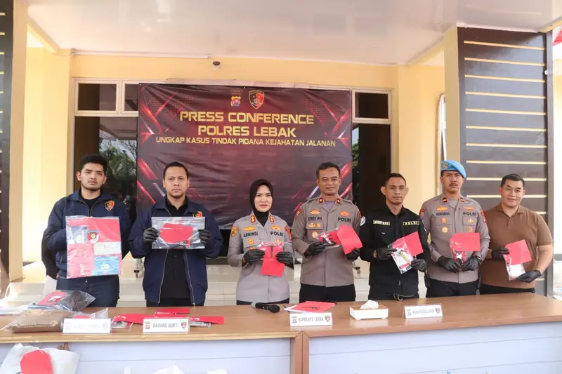Motor Hilang : Polres Lebak Buka Kesempatan Korban Cek 14 Kendaraan Hasil Sitaan