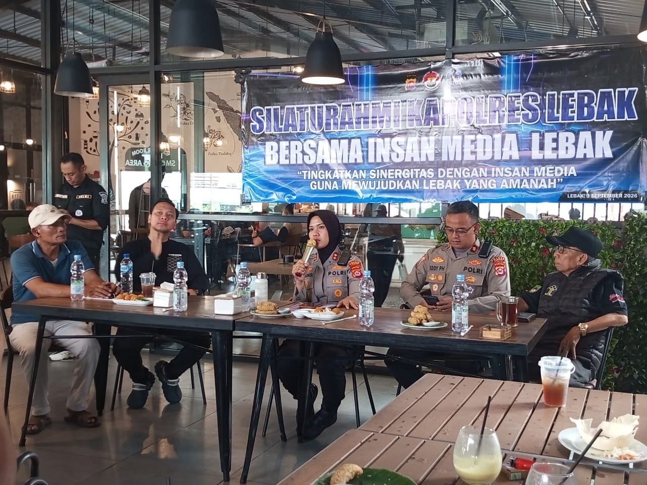 Kapolres Lebak Ajak Media Perkuat Sinergi, Jaga Kondusivitas Daerah